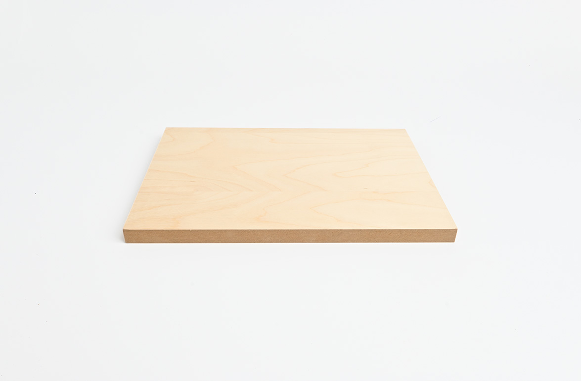 Fineret MDF, Birk skrællet A/B Classic, 80% PEFC